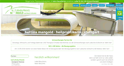 Desktop Screenshot of naturheilpraxis-mangold.de